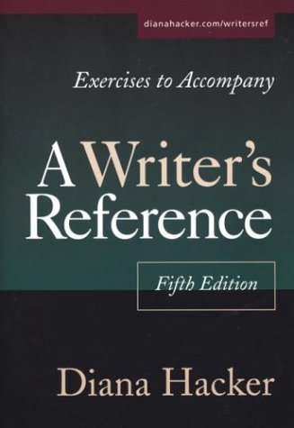 Image for Exercises to Accompany A Writer's Reference: Compact Trim Size