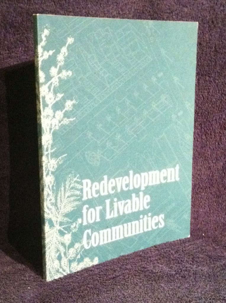 Image for Redevelopment for livable communities