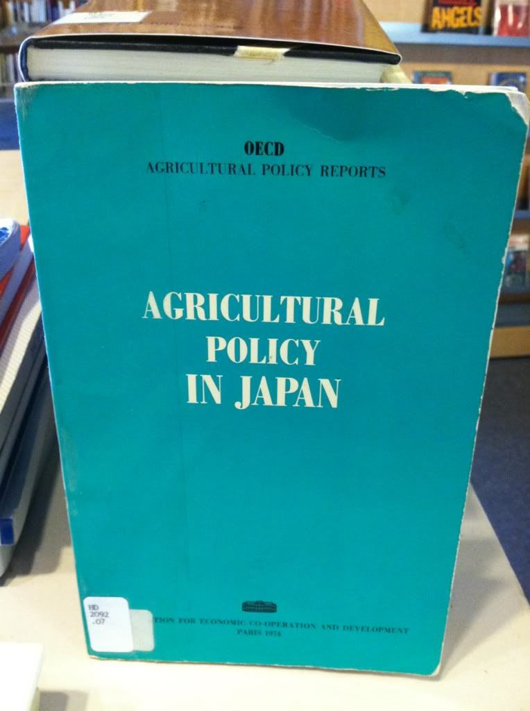 Image for Agricultural policy in Japan (Agricultural policy reports)