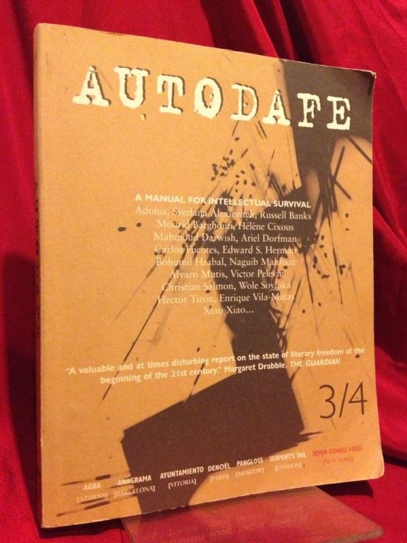 Image for Autodafe 3/4: The Journal of the International Parliament of Writers