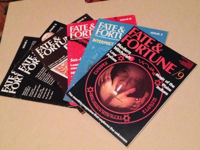 Image for Fate and Fortune Magazine Lot Six Issues Unknown Occult