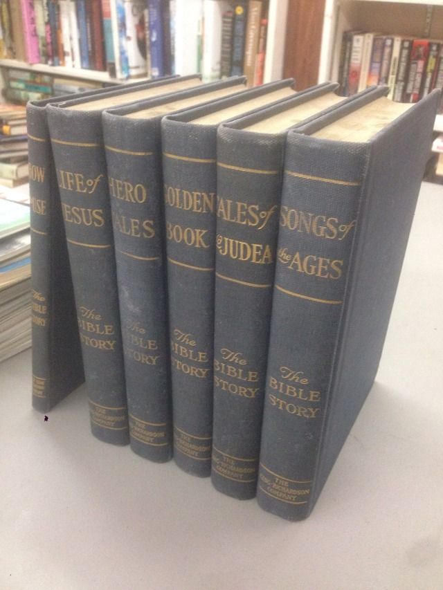 Image for The Bible Story Set of Six Volumes. (Set of 5 Volumes+1: How to Use the Bible Story.: The Golden Book/Hero Tales/Tales of Old Judea/The Life of Christ/Songs of the Ages)