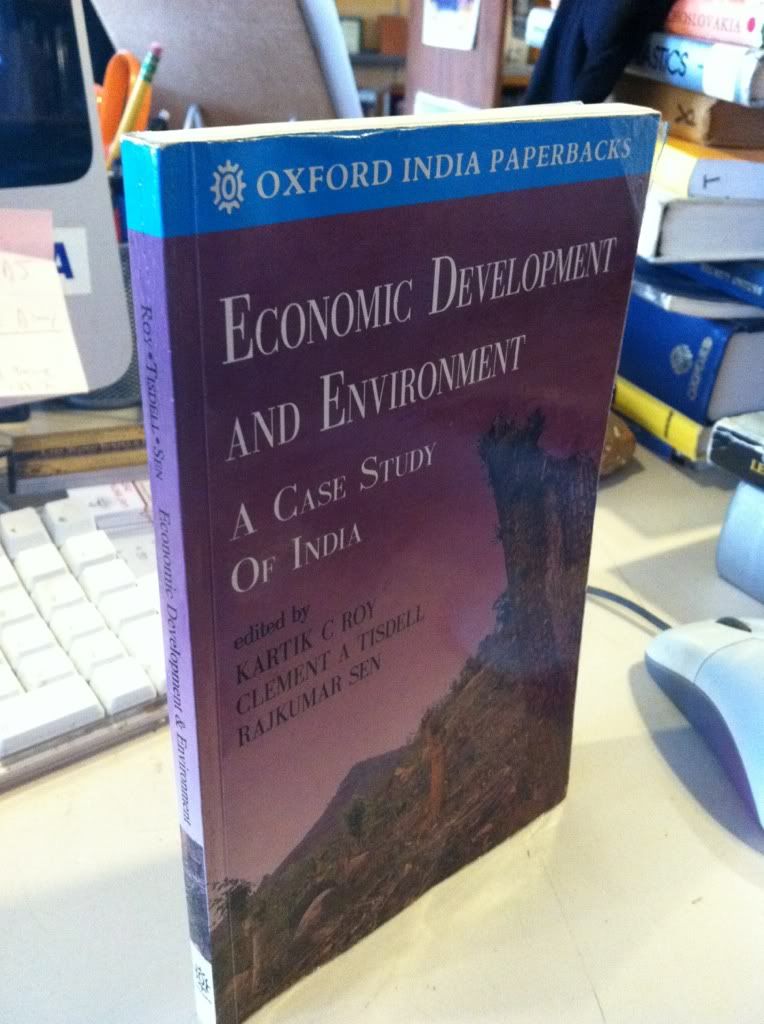 Image for Economic Development and Environment: A Case Study of India (Oxford India Paperbacks)