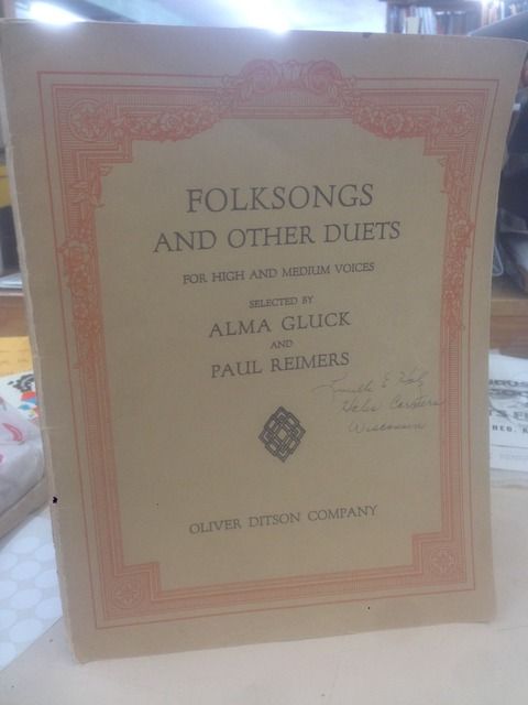 Image for Folksongs and Other Duets for High and Medium Voices
