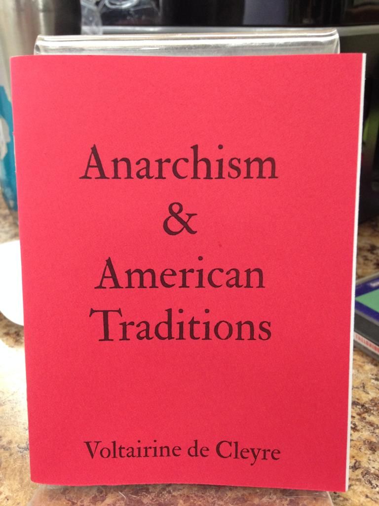 Image for Anarchism & American Traditions by Voltairine de Cleyre