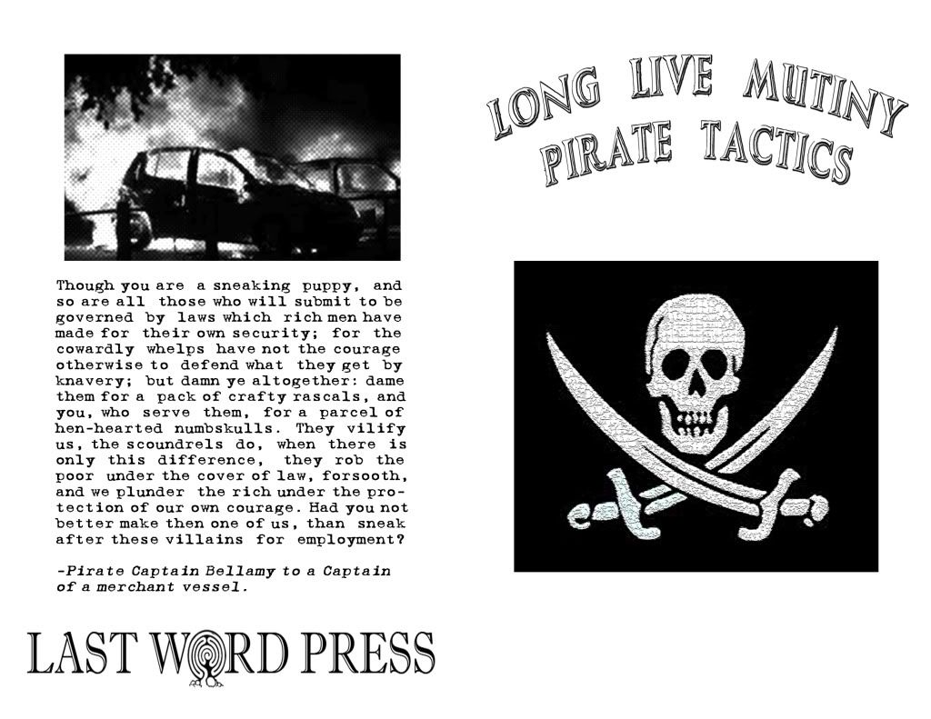Image for Long Live Mutiny! Pirate Tactics by compiled and pirated by Cap'n Mayhem of the Drunken Boat Crew