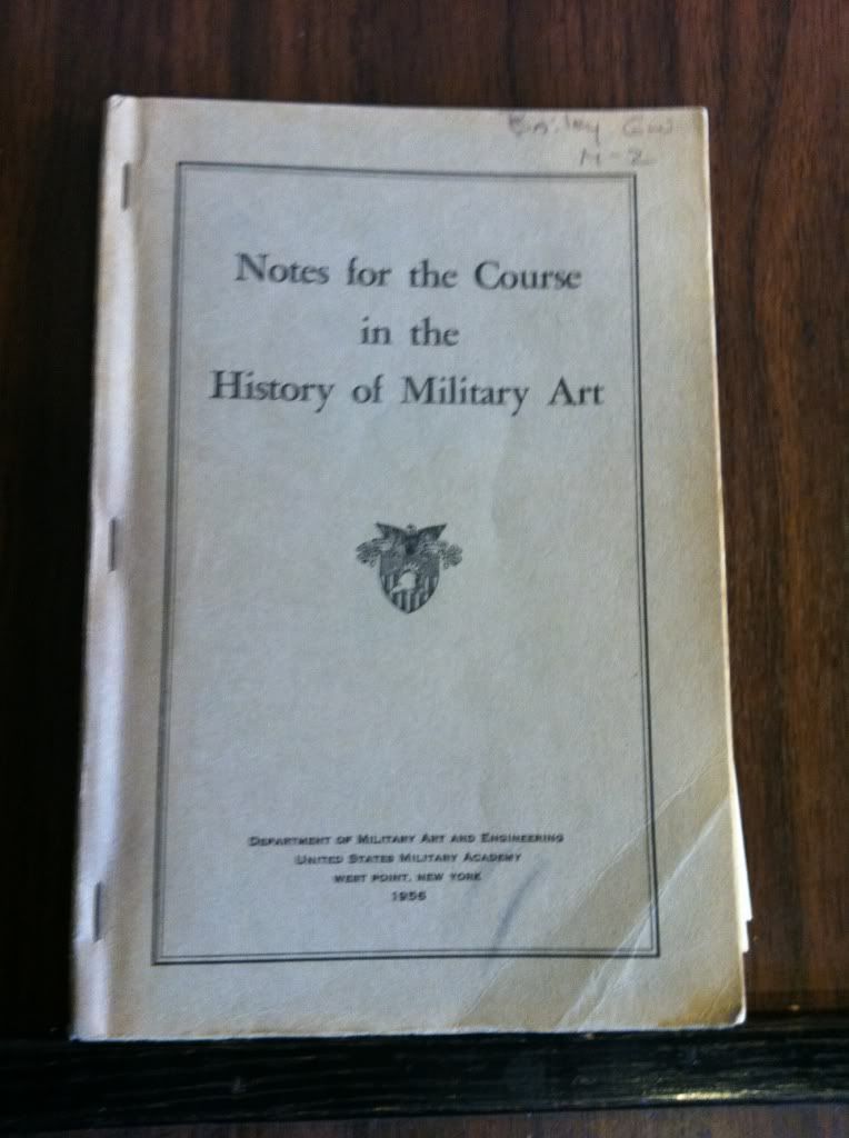 Image for Notes for the Course in the History of Military Art