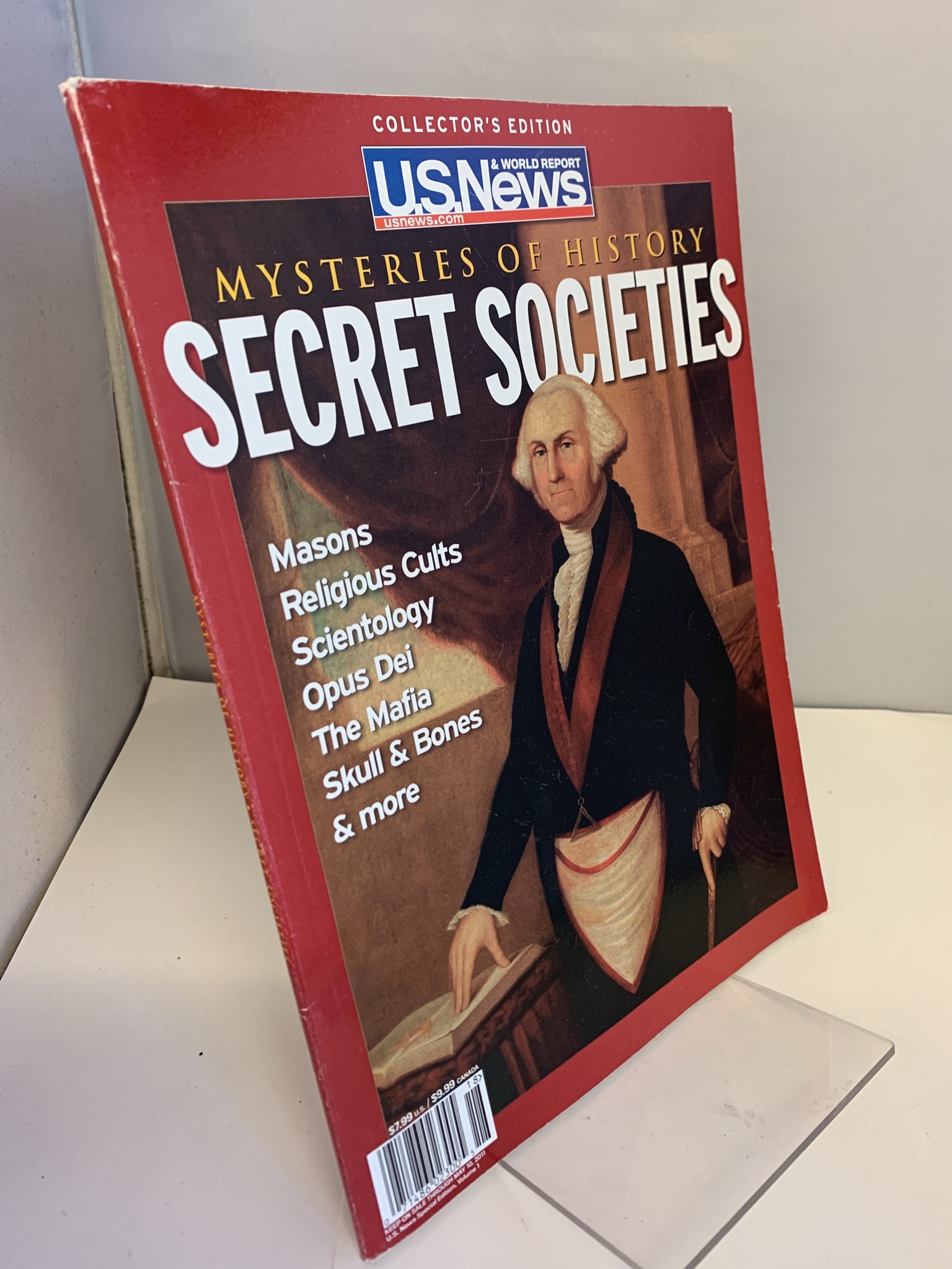 Image for U.S.NEWS & WORLD REPORT MAGAZINE 2011, MYSTERIES OF HISTORY SECRET SOCIETIES.