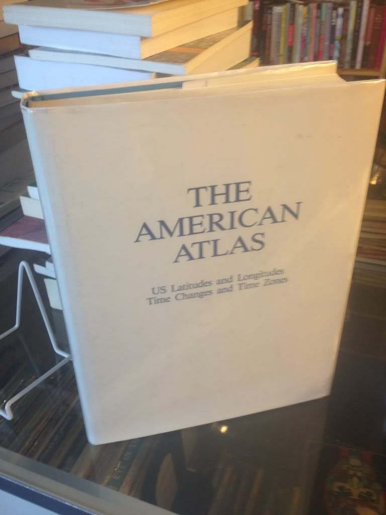 Image for The American atlas: US latitudes and longitudes, time changes, and time zones