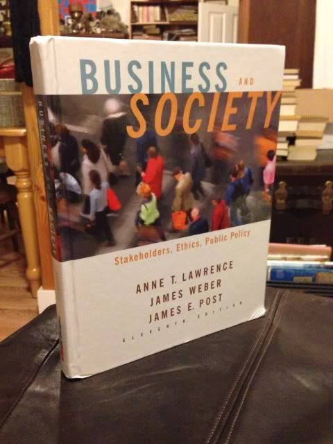 Image for Business and Society: Stakeholders, Ethics, Public Policy